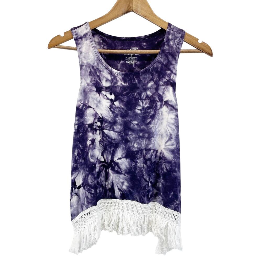 Uzzi Amphibious Gear Womens Tank Top‎ Small Tie Dye Boho Festival Hippie Summer